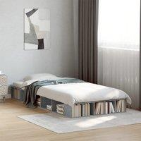 Berkfield Home Bed Frame without Mattress Concrete Grey 90x200 cm