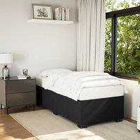 Berkfield Home Bed Frame without Mattress Black 90x190 cm Single Velvet