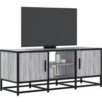 Berkfield Home TV Cabinet Grey Sonoma 100x35x41 cm Engineered Wood & Metal | Size: 100 x 35 x 41 cm