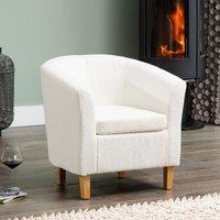 Branford Boucle Fabric Tub Chair