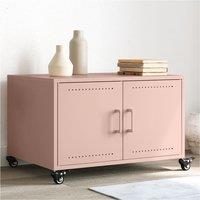 Berkfield Home Coffee Table Pink 68x50x43.5 cm Steel