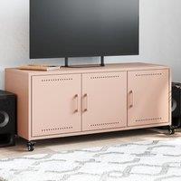 Berkfield Home TV Cabinet Pink 100.5x39x43.5 cm Steel