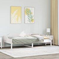 Berkfield Home Bed Frame without Mattress White 90x200 cm Solid Wood Pine