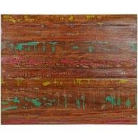 Table Top 90x80x2.5 cm Rectangular Solid Wood Reclaimed
