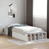 Berkfield Home Bed Frame without Mattress White 100x200 cm