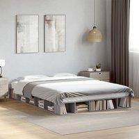 Berkfield Home Bed Frame without Mattress Grey Sonoma 160x200 cm