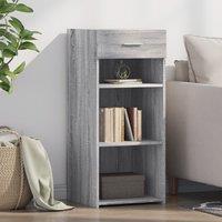 Berkfield Home Sideboard Grey Sonoma 40x42.5x93 cm Engineered Wood