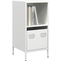 Berkfield Home Sideboard White 35x39x73.5 cm Cold-rolled Steel
