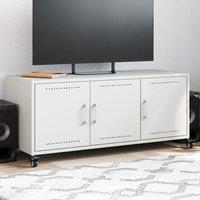 Berkfield Home TV Cabinet White 100.5x39x43.5 cm Steel