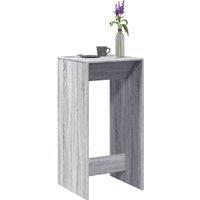 Berkfield Home Bar Table Grey Sonoma 51x50x103.5 cm Engineered Wood