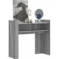 Berkfield Home Console Table Grey Sonoma 100x35x90 cm Engineered Wood | Size: 100 x 35 x 90 cm