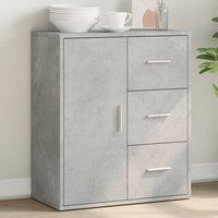 Berkfield Home Sideboard Concrete Grey 60x31x70 cm Engineered Wood | Size: 60 x 31 x 70 cm