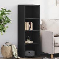 Berkfield Home Highboard Black 40x41x124 cm Engineered Wood | Size: 40 x 41 x 124 cm