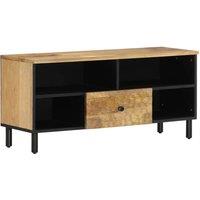 TV Cabinet 100x33x46 cm Solid Wood Mango