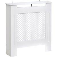 HOMCOM Radiator Cover White 3 Sizes Available MDF Solid Modern Home Design