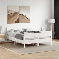 Berkfield Home Bed Frame without Mattress White 160x200 cm Solid Wood Pine