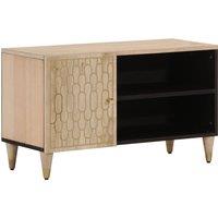 TV Cabinet 80x31x46 cm Solid Wood Mango