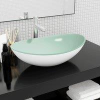 Basin Tempered Glass 54.5x35x15.5 cm White