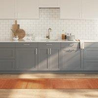 Berkfield Home Rug Rectangular Brown60x1000 cm Bamboo in Brown | Size: Medium