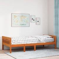 Berkfield Home Children's Bed without Mattress Wax Brown 90x200 cm Solid Wood Pine