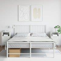 Berkfield Home Bedside Cabinets 2 pcs White 36x39x68 cm Steel | Size: 36 x 39 x 68 cm