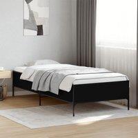 Berkfield Home Bed Frame without Mattress Black 90x190 cm Single