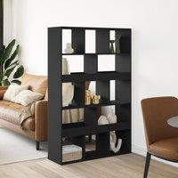 Berkfield Home Room Divider Black 100x33x156.5 cm Engineered Wood