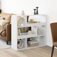 Berkfield Home Room Divider White 100x33x94.5 cm Engineered Wood