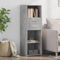 Berkfield Home Highboard Concrete Grey 40x42.5x124 cm Engineered Wood