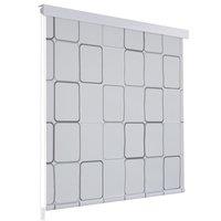Berkfield Home Shower Roller Blind 160x240 cm Square in White
