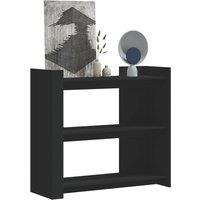 Berkfield Home Console Table Black 100x35x90 cm Engineered Wood | Size: 100 x 35 x 90 cm