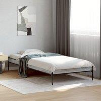 Berkfield Home Bed Frame without Mattress Grey Sonoma 90x190 cm Single