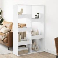 Berkfield Home Room Divider White 100x33x155.5 cm Engineered Wood
