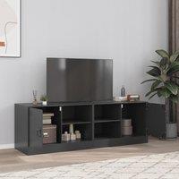 Berkfield Home TV Cabinets 2 pcs Black 67x39x44 cm Steel | Size: 67 x 39 x 44 cm