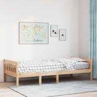 Berkfield Home Children's Bed without Mattress 90x190 cm Solid Wood Pine in Brown