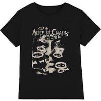 Alice In Chains Men's All Eyes T-Shirt in Black | Size: Small