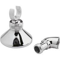 Balterley Round Wall Bracket & Elbow Chrome in Silver