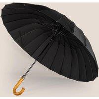 Oswin Hyde Men's Joseph Handcrafted Umbrella in Black