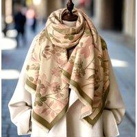 Lemon Daisy Accessories Women's Tyla Wrap Scarf Shawl in Green