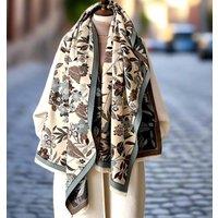 Lemon Daisy Accessories Women's Tyla Wrap Scarf Shawl in Blue