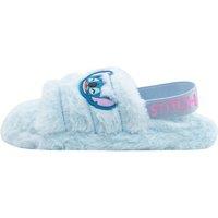 Disney Girl's Lilo & Stitch Fluffy Slippers in Blue | Size: Infant 10