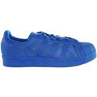 Superstar Lace Up Blue Synthetic Trainers