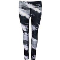 Printed Dark Blue Impact Running Tight Leggings