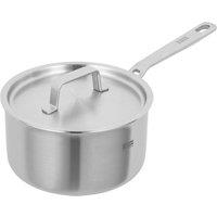 Kuhn Rikon Culinary Fiveply Stainless Steel Induction Safe Saucepan, 16cm/1.7L in Silver