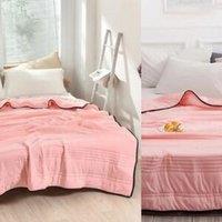 Obasyhig Cooling Thin Summer Blanket in Pink | Size: King