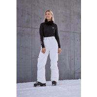 Animal Women's 'Glaze' Insulated Snow Pants Warm Adjustable Waist Warm Winter Trouser in White | Size: 20