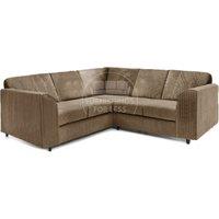 Ferguson 5 Seater Fabric Corner Sofa L Shaped Jumbo Cord - Full Back
