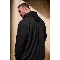 BadRhino Men's Diamond Quilted Hoodie in Black | Size: Large