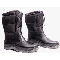 Mud Dogs Men's NORDIC Warm Lined Waterproof Winter Boots in Black | Size: 9