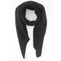 Sarta Women's Evie Heavyweight Asymmetric Scarf - Black